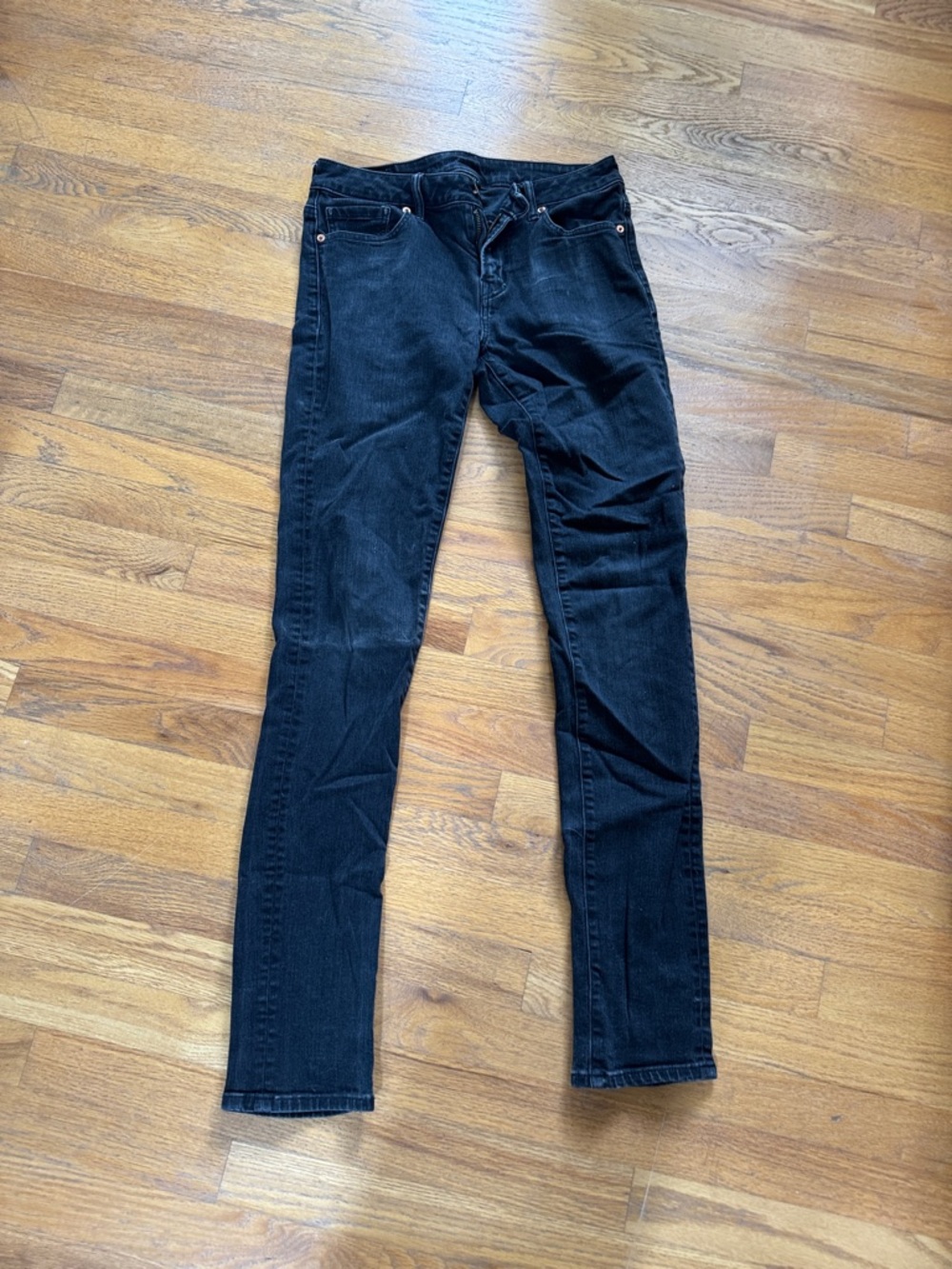 Mens American Eagle Outfitters Black Denim Jeans, 30x36
